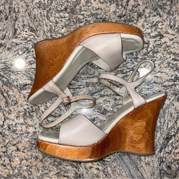 Aldo Viauno Open Wedge Brown Heel Woman’s Size 6 VINTAGE Y2k - Picture 3 of 6